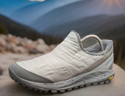 Womens Merrell Antora Sneaker Moc Shoes Sz 9 Used Fleece Lined J066952 - Image 1 of 4