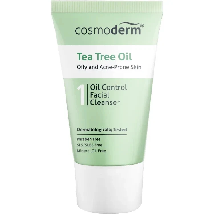 Cosmoderm Tea Tree Oil Control Facial Cleanser 20Ml - Image 1 of 1