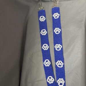 Bandolera University Kentucky Semilla Cuentas Cartera Correa Día del Juego Estampado Pata Abanico - Imagen 1 de 5