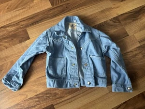 Kid's Vintage Wrangler Blue Bell Denim Jean Jacket Size 5 - Picture 1 of 7