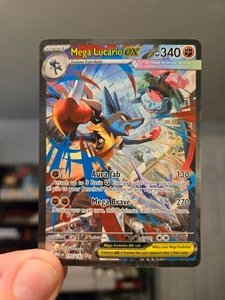 Pokémon TCG Mega Lucario ex 179/132 Ultra Rare Mega Evolution Base Set NM/M - Picture 1 of 3