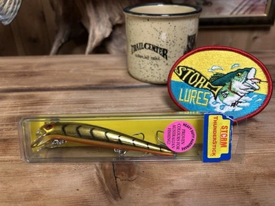 Isca de pesca para robalo vintage Storm Pre Rapala Thunderstick AJ-SP#49 “rara” - Imagem 1 de 4