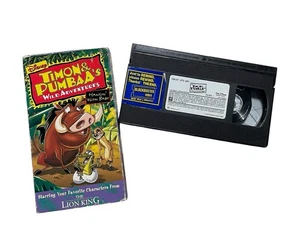 VTG Timon and Pumbaas Wild Adventures "Hangin With Baby" (VHS, 1996) Lion King - Foto 1 di 10
