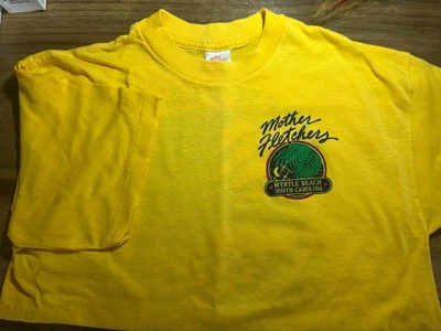 Camiseta grande MOTHER FLETCHERS Myrtle Beach vintage verano 1988 - ligeramente usada Foto 1 de 4