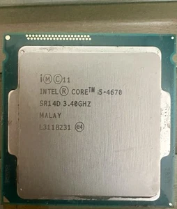 Intel i5-4670 SR14D 3.40GHz 6MB 4-Core LGA1150 Socket CPU Processor - Picture 1 of 1