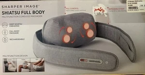 🆕New Sharper Image Shiatsu Full Body Multifunction Cordless Massager Open Box - Picture 1 of 1