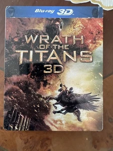 WRATH OF THE TITANS (2012) EXCLUSIVE LIMITED EDITION 3D + 2D BLU RAY STEELBOOK - Picture 1 of 9