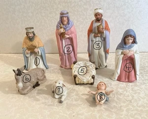 Vintage Homco 5110 Krippe Ersatzfiguren - 1 oder mehr auswählen - Bild 1 von 2