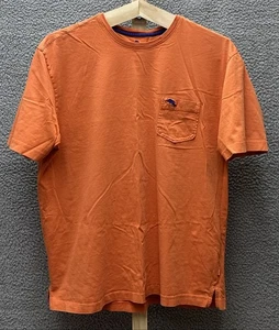 Tommy Bahama Relax T-Shirt Herren XL Orange Kurzarm Rundhals Tasche Tee - Bild 1 von 11