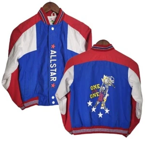 Vintage Bonjour International ALLSTAR Basketball Bomber Jacket Boys Size Medium! - Picture 1 of 12