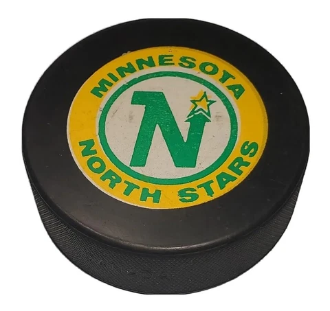1970s-1980s MINNESOTA NORTH STARS VINTAGE PUCK MADE IN 🇨🇦 VICEROY MFG. RARE Cover