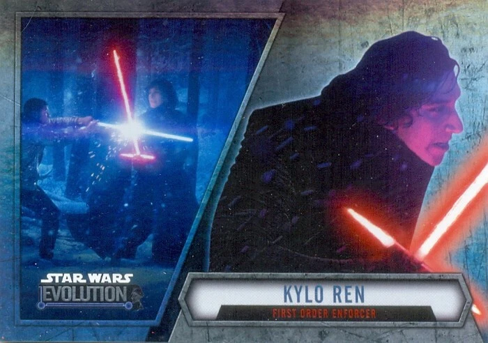 2016 Star Wars Evolution Silver Parallel Card 93 - KYLO REN - Image 1 of 1