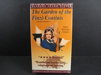The Garden of the Finzi-Continis (VHS, 1997) Columbia-TriStar 1970 Italian New - Image 1 of 4