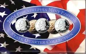2004p US Proof state quarter set in excellent condition, with COA - Picture 1 of 4