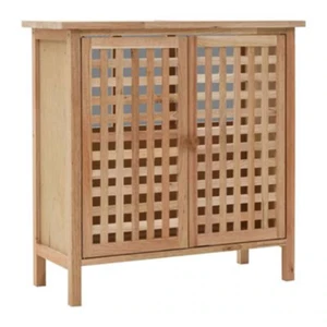 Sink Cabinet Solid Walnut Wood 66X29X61 Cm - Picture 1 of 3
