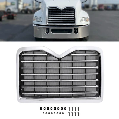 For Mack Vision CXU/CXN/CX CX600 2002-2016 Front Upper Grille W/Bug Screen - Image 1 of 4