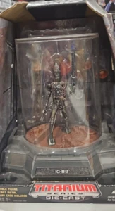 STAR WARS Titanium Series Die Cast IG-88 Posable Figure (Boxed) - Picture 1 of 3