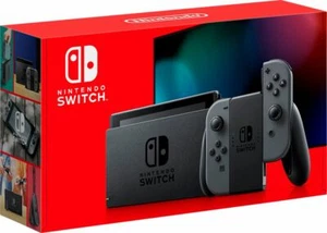New Nintendo Switch Console Grey 任天堂 電池持續時間加長版 遊戲主機 灰色 KST*au - Picture 1 of 2