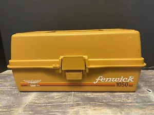 Vintage Fenwick 1050 Burnt Orange Fishing Tackle Box - Picture 1 of 7
