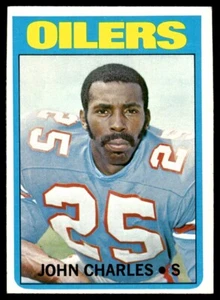 Topps John Charles Houston Oilers 1972 #176 - Imagen 1 de 2