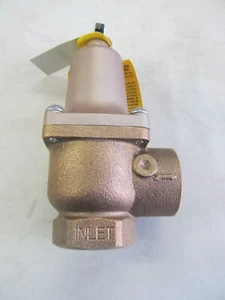 Watts 1" Pressure Relief Valve, Glycol, 85psi, 174 A 85 Brass, New Surplus - Picture 1 of 5