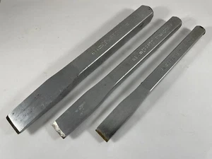 Craftsman USA Chisel Set 3/4, 5/8, 1/2 inch 42975, 42974, 42973, 3 Pieces WF - Picture 1 of 12