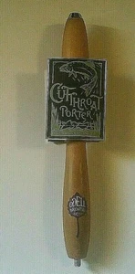 Odell Brewing Co Cutthroat Porter  Beer Ale Pull Tap Handle 12.5 bar chrome wood - Picture 1 of 9