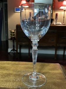 8.5"x3.25" Waterford Crystal Carleton Gold Water Goblet-1 - Picture 1 of 5
