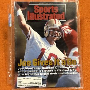 Sports Illustrated July 27 1992 Joe Gives It A Go - Joe Montana ~ Vintage