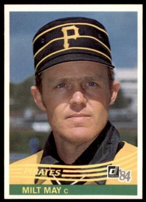 1984 Donruss Milt May . Pittsburgh Pirates #386 - Image 1 of 2