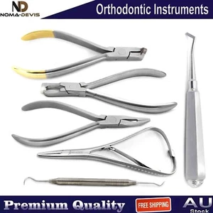 Dental Orthodontic Instruments Kit Wire Bending Cutting Pliers Ligature Forceps - Picture 1 of 8