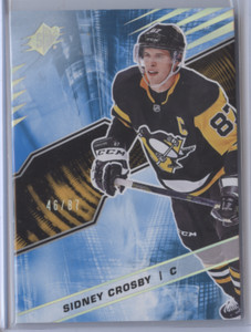 SIDNEY CROSBY 2018-19 UPPER DECK SPX BLUE /87 PENGUINS
