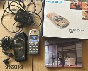 Ericsson T68m (2001) - Gris lunaire avec boite d'origine - Parfait état - Débloqué - Photo 1 sur 3