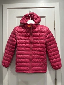 Primary Kids Lightweight Insulated Puffer Jacket Bright Pink Size 12 - Picture 1 of 5