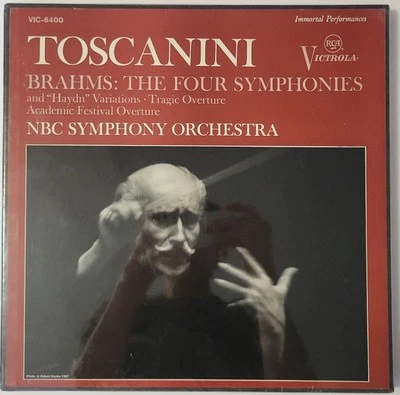 NEW SEALED Toscanini Brahms Four Symphony 4 LP Box Set Vinyl NBC Orchestra 1967 - Image 1 of 3