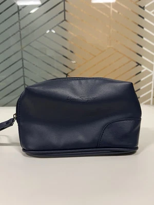 Bolsa de Maquillaje de Viaje Salvatore Ferragamo Perfumes Azul Marino con Cremallera Foto 1 de 2