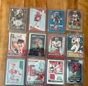 KC Chiefs Rookie Insert Patch Card Lot Mahomes, Worthy, Kelce , Ricemore WOW! #3 - Picture 1 of 2