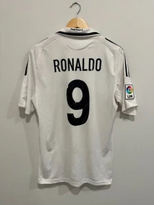 Cristiano Ronaldo #9 Real Madrid 2008/09 Home Soccer Jersey - M - Picture 1 of 15