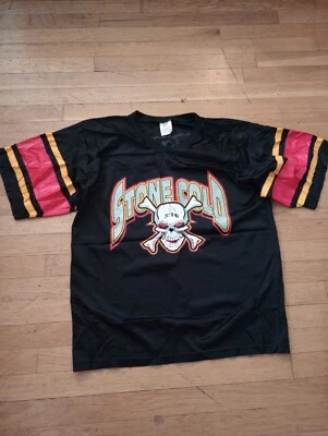 NOS Vtg 90s WWF Wrestling Stone Cold Steve Austin Jersey by Titan Sports USA 46 - Image 1 of 4