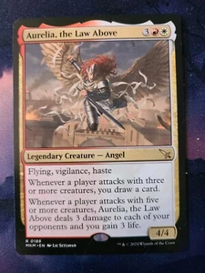 MTG EDH Custom Commander Deck: Aurelia, The Law Above - RW Aggro - Picture 1 of 6