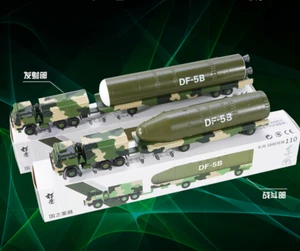 Vehículo militar chino escala 1/100 misil nuclear Dongfeng-5B modelo 2 estilos - Imagen 1 de 8
