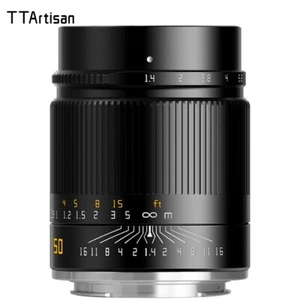 Lente TTartisan 50 mm F1.4 ASPH fotograma completo MF para Leica L-mount Sigma Panasonic - Imagen 1 de 7