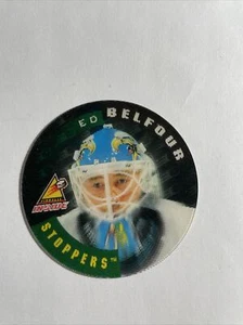 1997-98 Pinnacle Inside Stoppers #24 Ed Belfour Chicago Blackhawks Hologram RARE - Picture 1 of 3