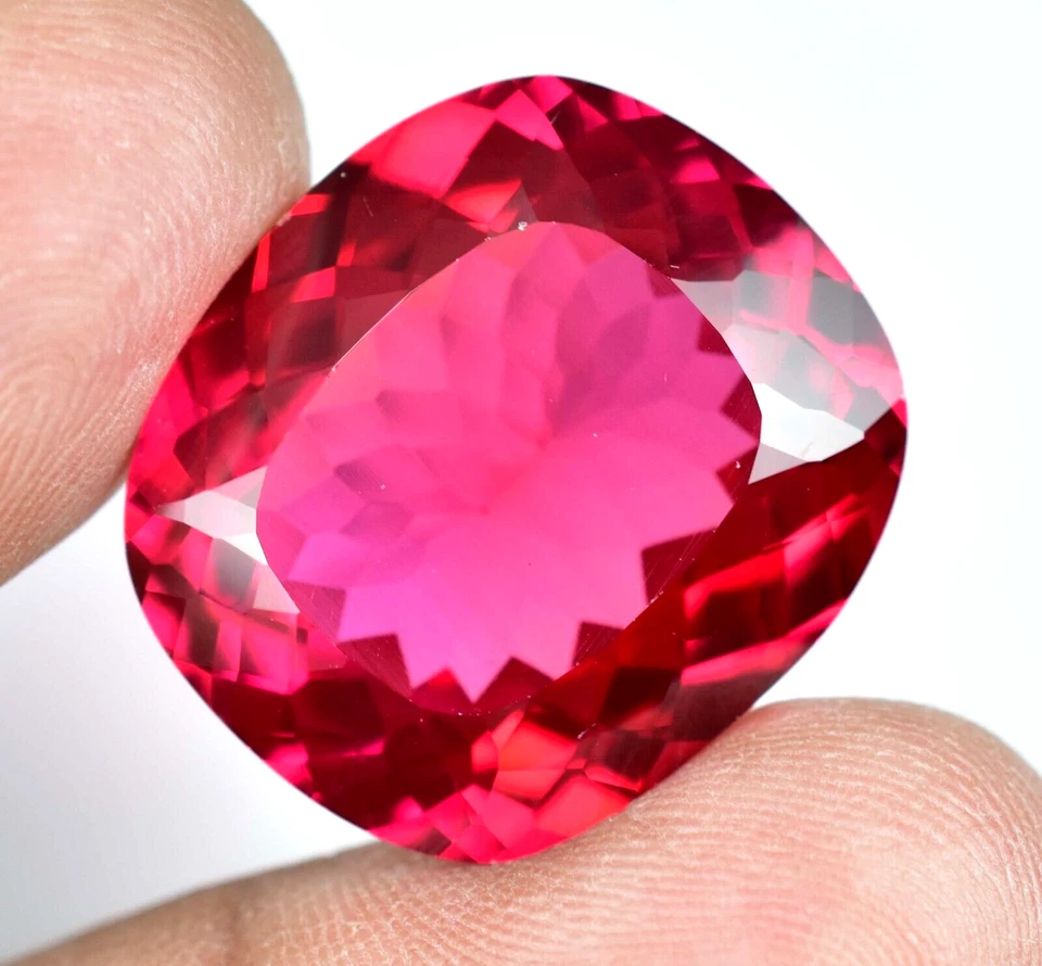 Сертифицированный AGL натуральный красный розовый рубеллит турмалин россыпью 41,50 карата - Изображение 1 из 4