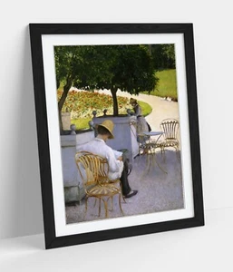 GUSTAVE CAILLEBOTTE, THE ORANGE TREES -FRAMED WALL ART POSTER PRINT 4 SIZES - Picture 1 of 10