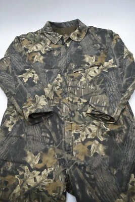 Винтажный камуфляжный охотничий комбинезон 90-х Mossy Oak сделано в США XL - Изображение 1 из 4