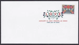 US 5660 Love Blue DCP FDC 2022 - Picture 1 of 1