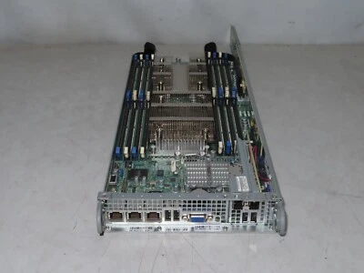 SuperMicro X9DRT-HF+J-NI22 Server Blade w/ BPN-ADP-SAS2L6I-NI22 CPU E5-2680V2 - Image 1 of 4