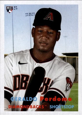 2021 Topps Archives #51 Geraldo Perdomo Arizona Diamondbacks Rookie - Image 1 of 2