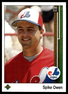 1989 Upper Deck Spike Owen Montreal Expos #717 - Picture 1 of 2